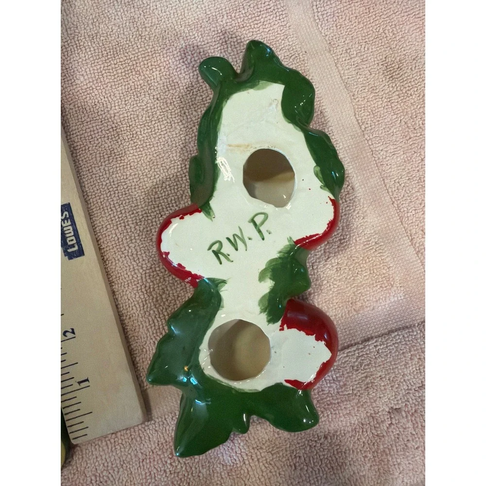 Vintage‎ RWP Ceramic Corn and Tomato Wall Art Plaques Set of 2 Kitchen Decor
